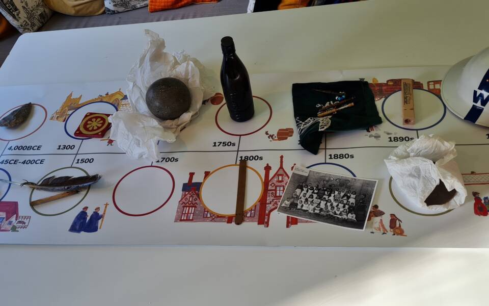 Amersham Museum timeline of activity for SEND visitors and groups, photo credit: Amersham Museum